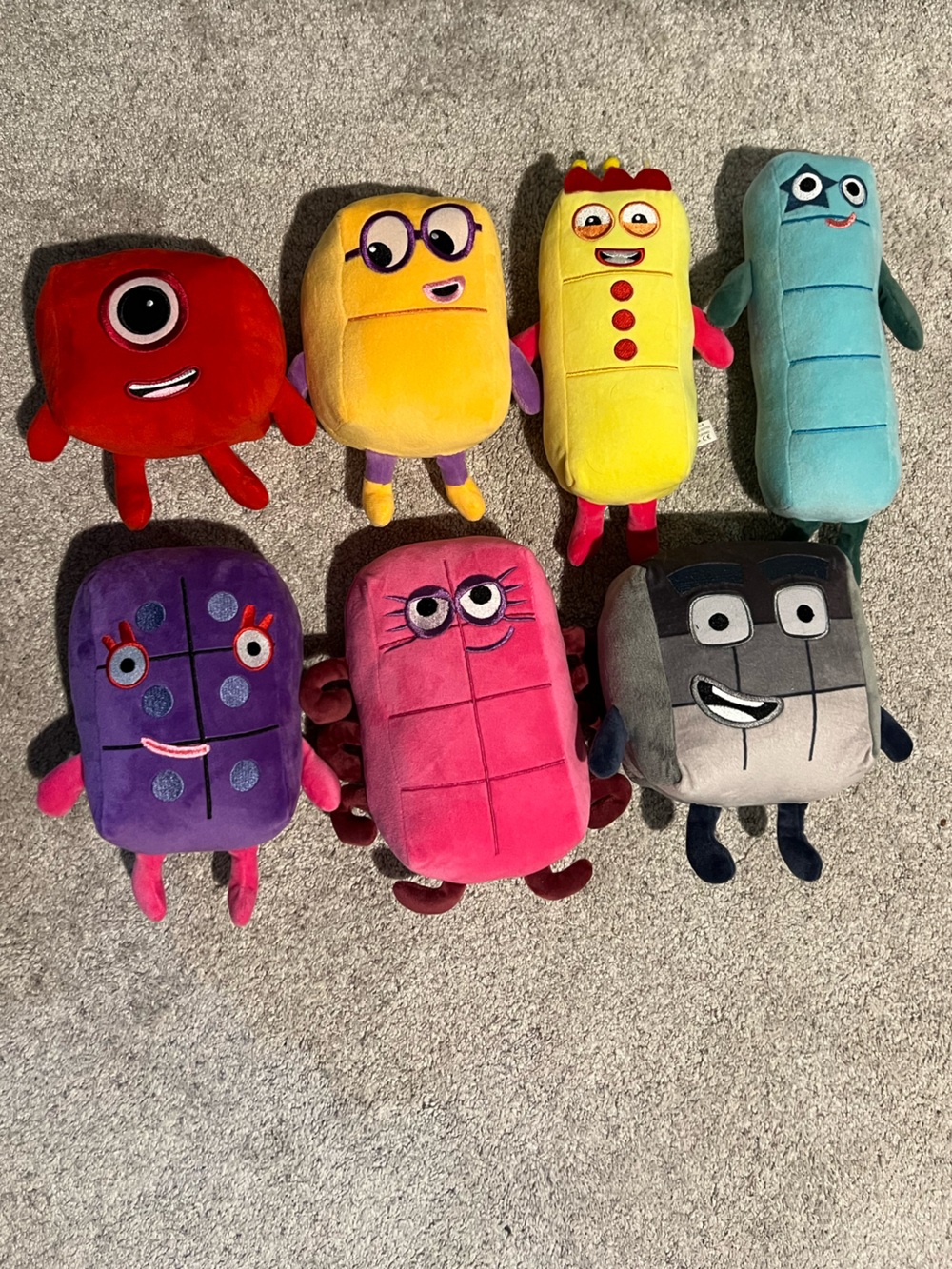 Numberblocks Plushies